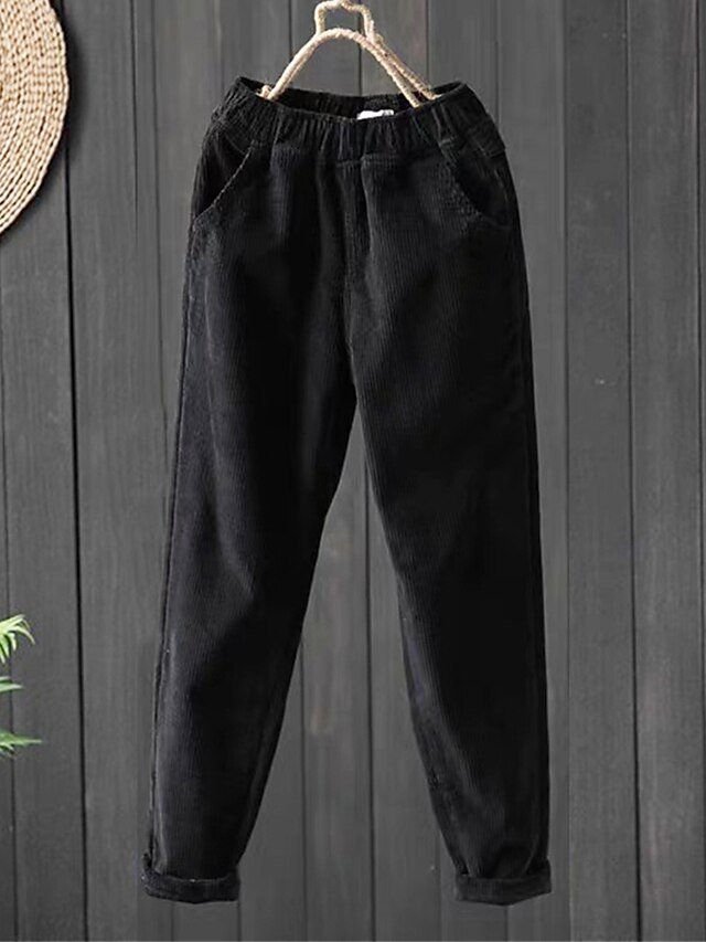 Streetwear Skinny Simple Full Length Slacks - Image 2