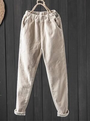 Streetwear Skinny Simple Full Length Slacks - Image 5