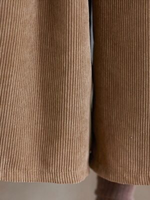 Streetwear Wide Leg Solid High Waist Calf-Length Pants - Image 17