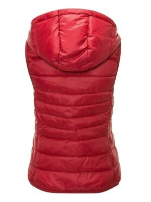 Stylish Cotton-Padded Sleeveless Outdoor Black Vest - Image 3