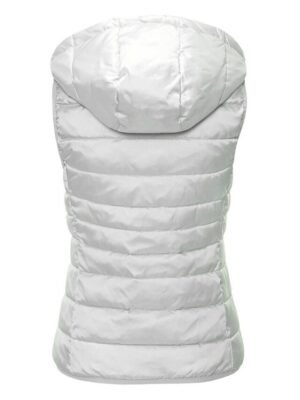 Stylish Cotton-Padded Sleeveless Outdoor Black Vest - Image 8