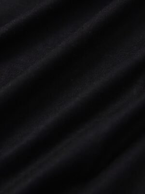 Stylish Loose Pure Colour V Neck 3/4 Sleeve Mini Dress - Image 8