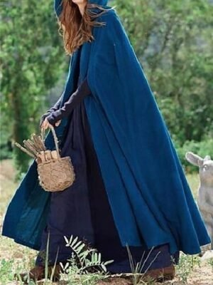 Stylish Oversize Classic 3/4 Length Sleeve Long Winter Cloak - Image 1