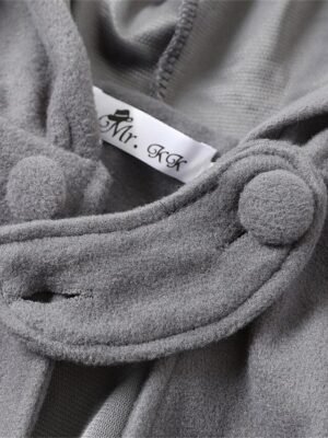 Stylish Oversize Classic 3/4 Length Sleeve Long Winter Cloak - Image 15
