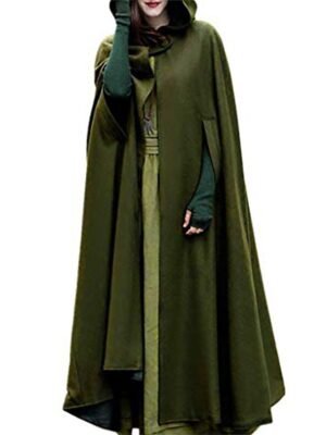 Stylish Oversize Classic 3/4 Length Sleeve Long Winter Cloak - Image 2