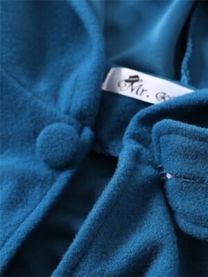 Stylish Oversize Classic 3/4 Length Sleeve Long Winter Cloak - Image 20