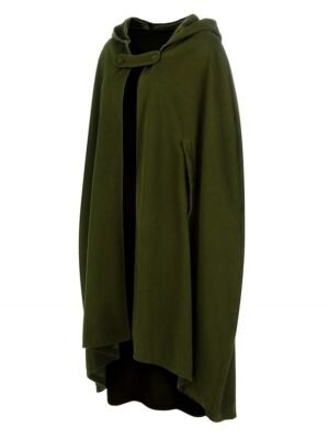 Stylish Oversize Classic 3/4 Length Sleeve Long Winter Cloak - Image 7