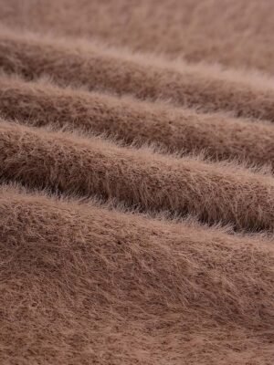 Stylish Oversized Solid Turtleneck Long Sleeve Knit Sweater - Image 7