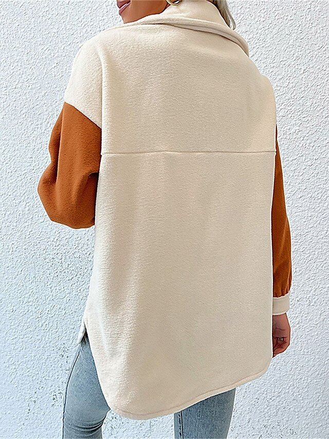 Stylish Regular Fit Plain Long Sleeve Thermal Jacket - Image 2