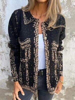 Stylish Regular Fit Solid Long Sleeve Thermal Denim Jacket - Image 1