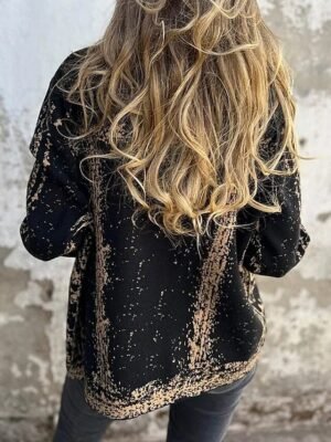 Stylish Regular Fit Solid Long Sleeve Thermal Denim Jacket - Image 2