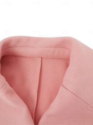 Stylish Regular Fit Solid Long Sleeve Winter Coat - Image 10