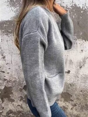 Stylish Regular Fit Solid Stand Collar Long Sleeve Short Coat - Image 2