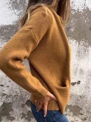 Stylish Regular Fit Solid Stand Collar Long Sleeve Short Coat - Image 6