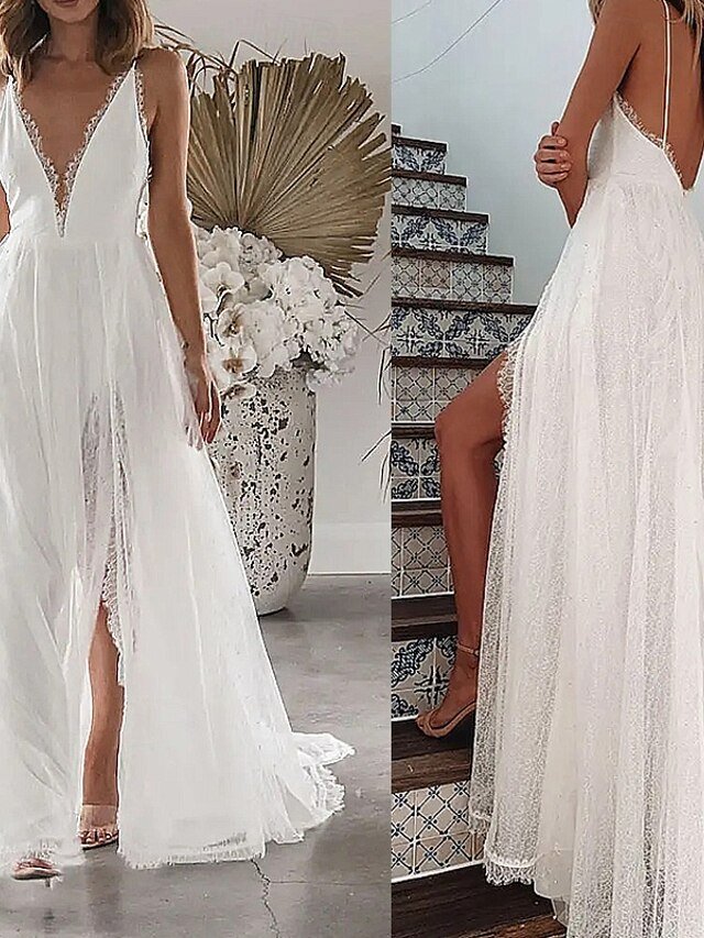 Stylish Sexy Regular Fit Plain V Neck Sleeveless Maxi Dress - Image 2