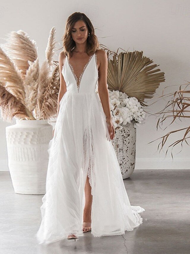 Stylish Sexy Regular Fit Plain V Neck Sleeveless Maxi Dress - Image 3