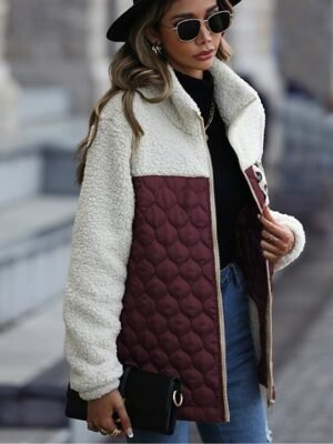 Stylish Slim Fit Leopard Long Sleeve Trench Coat - Image 8