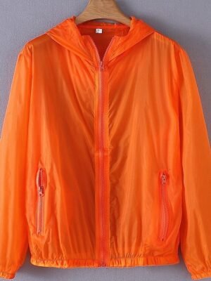 Summer Regular Fit Windproof Full Zip Long Sleeve Cycling Jacket - Image 9