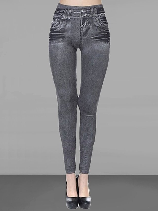 Summer Slim High Waist Full Length Black Trousers - Image 2