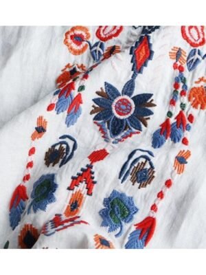 Tribal Basic Crew Neck Short Sleeve Shirt Blouse - Image 7