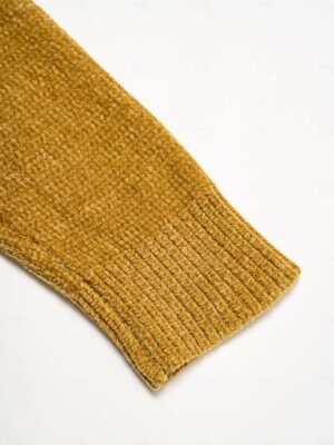 Urban Cleanfit Solid Colour High Neck Long Sleeve Midi Sweater Dress - Image 11