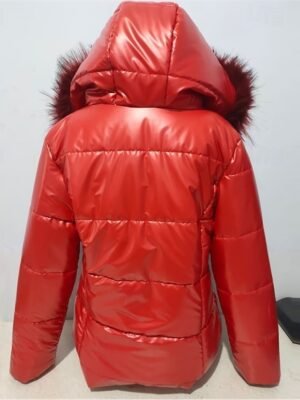 Vacation Fashion Regular Patchwork Long Sleeve Puffer Jacket - Image 3
