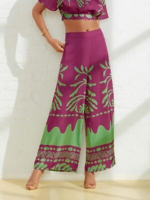 Vacation Straight Full Length Pocket Pants - Image 1
