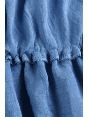 Vacation Swing Plain Ruched Mid Rise Maxi Skirt - Image 10