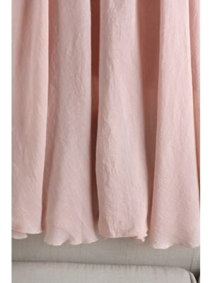 Vacation Swing Plain Ruched Mid Rise Maxi Skirt - Image 3
