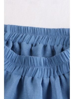 Vacation Swing Plain Ruched Mid Rise Maxi Skirt - Image 8