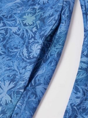 Vintage Ethnic Floral V Neck Long Sleeve Maxi Dress - Image 8