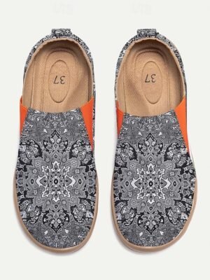 Vintage Ethnic Regular Floral V Neck 3/4 Sleeve Henley Shirt - Image 41