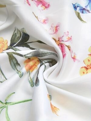 Vintage High Elasticity Floral Mid Waist Calf-Length Capri Leggings - Image 29