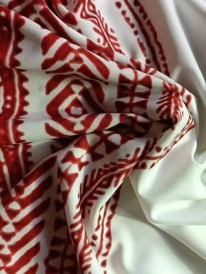 Vintage Plus Size Graphic Standing Collar Long Sleeve Long Blouse - Image 9