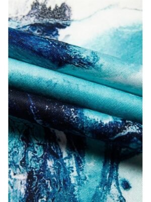 Vintage Regular Butterfly Graphic Round Neck Short Sleeve Tee - Image 16