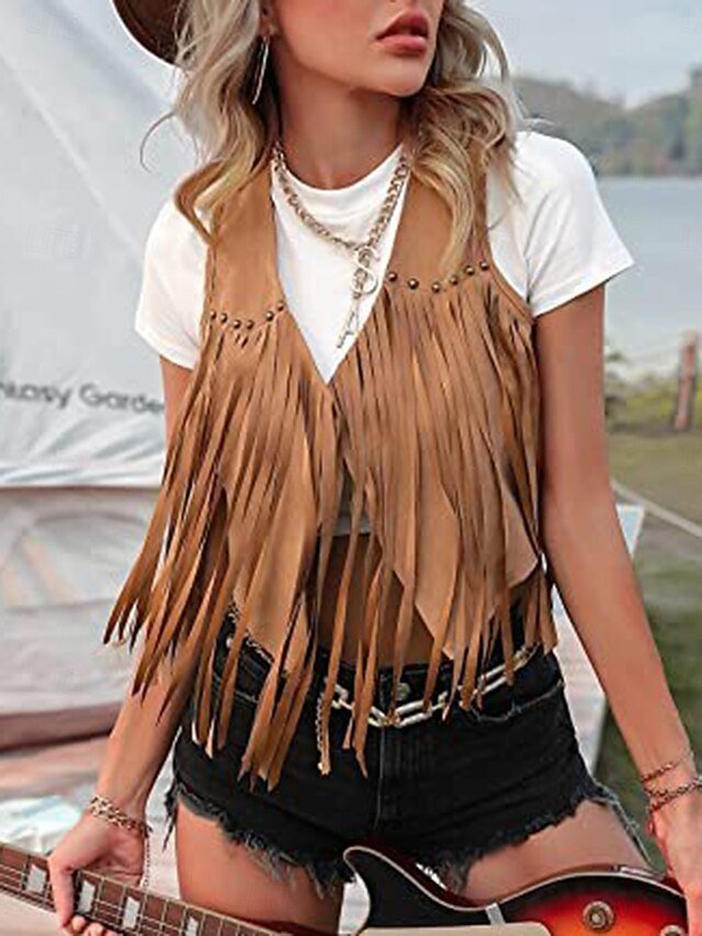 Vintage Regular Fit Solid Colour Sleeveless Irregular Hem Gilet - Image 2