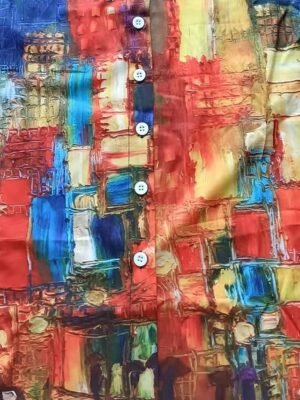 Vintage Regular Floral Shirt Collar Long Sleeve Casual Shirt - Image 8