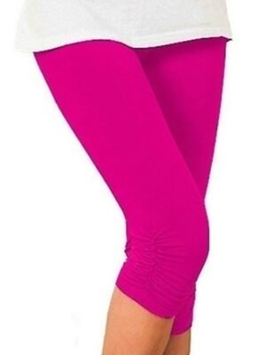Weekend Skinny Plain Mid Waist Capri Calf-Length Pants - Image 6