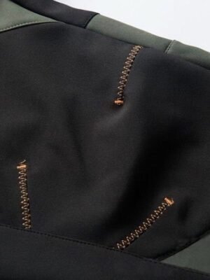 Winter Elastic Waist Solid Medium Waist Fleece Lined Trousers - Image 17