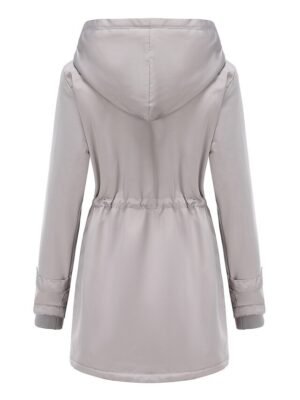 Winter Thermal Fleece Full Length Parka Jacket - Image 15