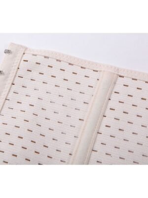 Breathable Solid Colour Front Close Waist Trainer - Image 21