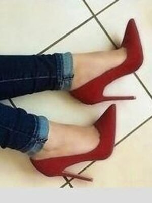 Casual Basic Solid Pointed Toe High Heel Stilettos - Image 12
