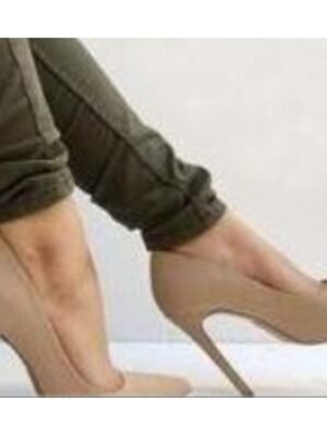 Casual Basic Solid Pointed Toe High Heel Stilettos - Image 9