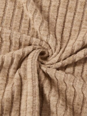 Casual Comfort Pure Colour V Wire Long Sleeve Knit Loungewear Set - Image 20