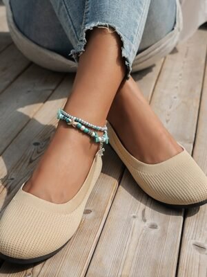 Casual Comfortable Mesh Slip-On Flats - Image 2