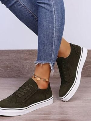 Casual Everyday Wear Suede Sneakers - Image 2