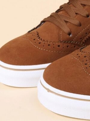 Casual Everyday Wear Suede Sneakers - Image 6