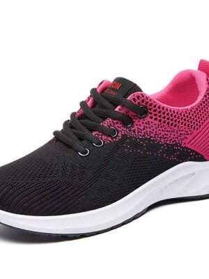 Casual Lightweight Breathable Lace-Up Sneakers - Image 4