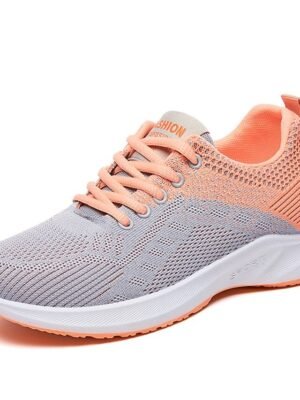 Casual Lightweight Breathable Lace-Up Sneakers - Image 5