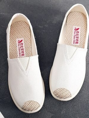 Casual Lightweight Cat Print Slip-On Flat Loafers - Image 10